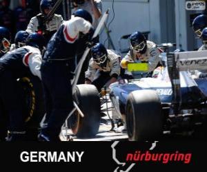 Puzzle Pastor Maldonado - Williams - Nürburgring, 2013